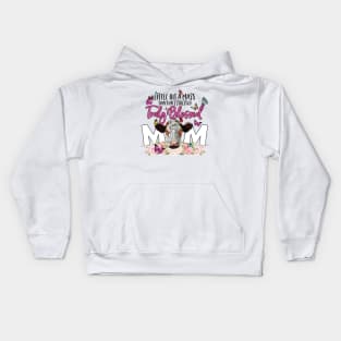 Who loves Cows Women Farmer Farm Flower Kids Hoodie